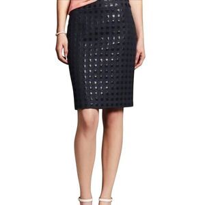 Banana Republic Women's Navy Lined Pencil Straight Skirt EUC